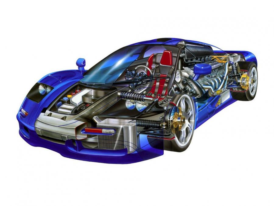 Схема McLaren F1 1993 года  (фото 14 из 76)